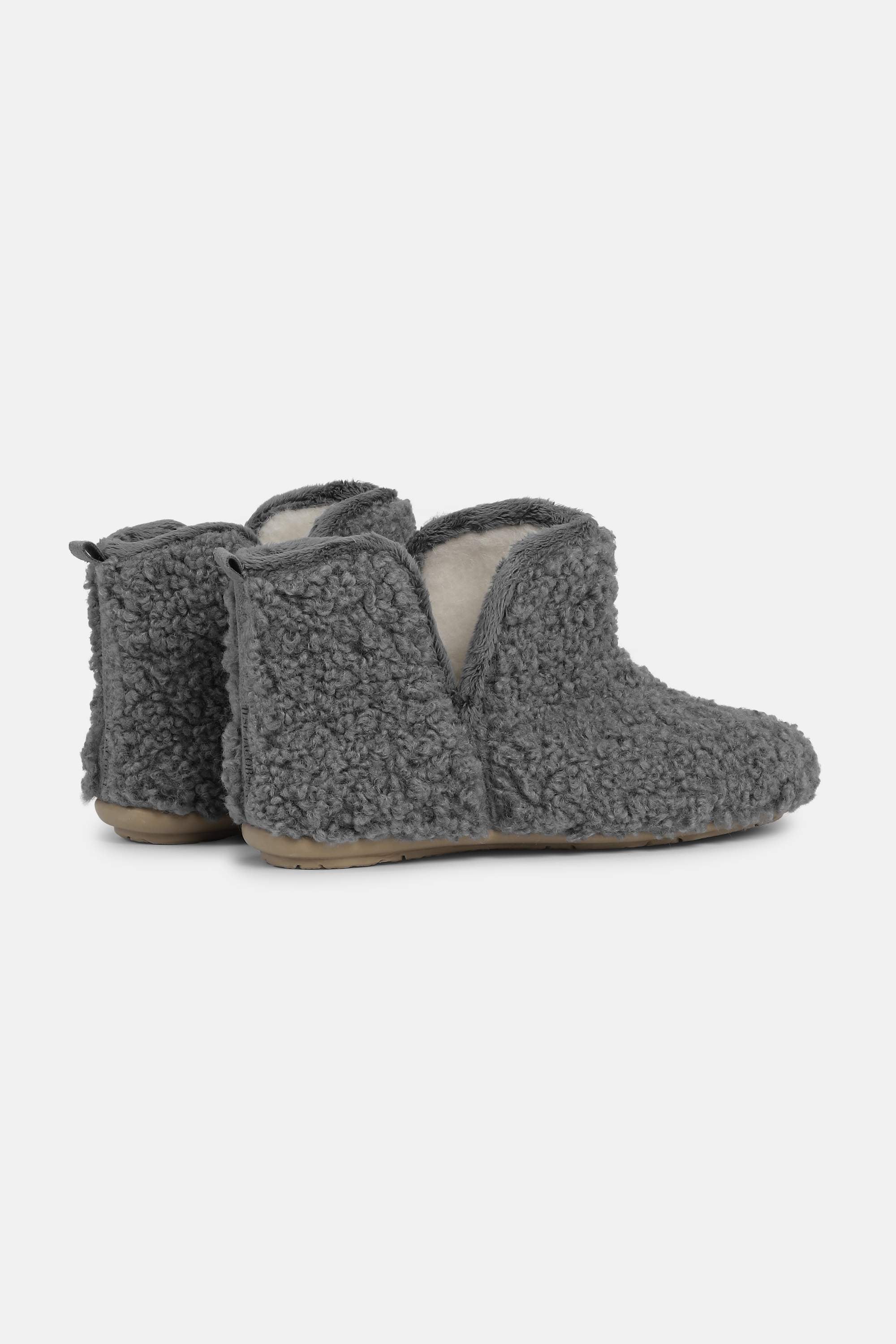 Cosy Ankle Boot - Grey Wheat